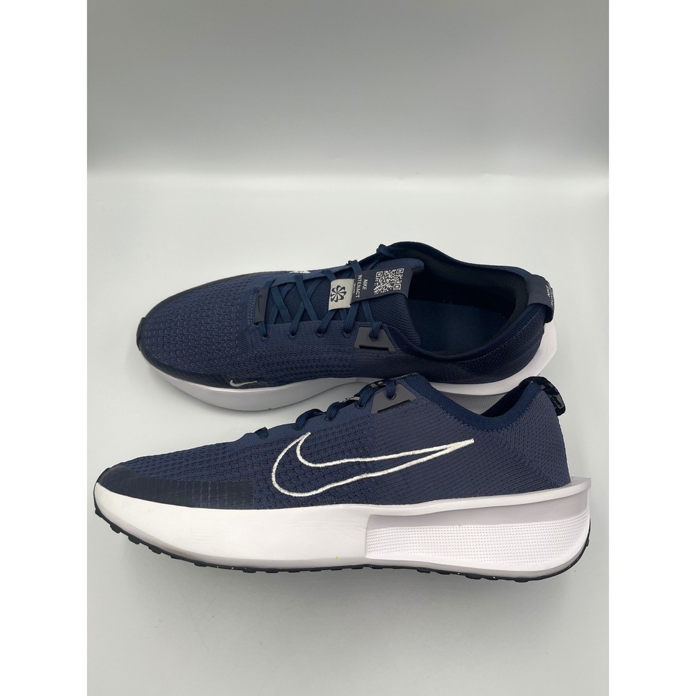 Nike Interact Run FD2291-402 Mens 15 College Navy White Running‎ Shoes